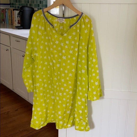 Mini Boden Other - BODEN Johnnie b Girls Kaftan Coverup Lime with Stars